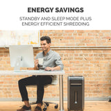 ‎Powershred 99Ci 18-Sheet 100% Jam-Proof Heavy Duty Crosscut Paper Shredder Machine for Office and Home, Black/Gray 3229901 Fellowes