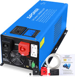 ZLPOWER 6000W Inverter Charger 24 Vdc and 240 Vac Input 120V/240V AC Output Split Phase Low Frequency Peak 18000w Pure Sine Wave Inverter for RV Trailer Camper Home Boat