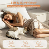 Sebor Air Mattress Queen with Built-in Pump 18", Comfortable Self-Inflating Air Mattress with High-Speed Pump, Durable Blow Up Mattress Queen with Storage Bag for Guests, Camping, Travel