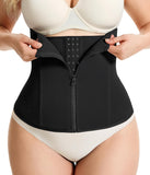 Gotoly Waist Trainer for Women Zipper Corset Shapewear Tummy Control Faja Body Shaper Waist Cincher Workout Girdle(Black,3X-Large)