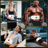 abs Stimulator Abdominal Massager with Heat & Redlight & Vibration & Electric Muscle Stimulator, Tactical x abs Toner Belt for Belly Fat Burning Stomach Cellulite, Lower Back Massagr for Pain Relief