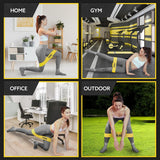 Tribe Lifting Fabric Resistance Bands for Glutes & Legs | 5 Fabric Workout Bands Set | Squats, Lunges, Hip Training, Physical Therapy & Home
