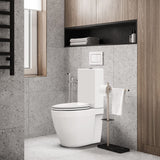 Elongated Toilet Seat Soft-Closing | Universal Fit for Standard Toilets | Thickened Durable PP Plastic with Quick Installation Hinge | Easy-Clean Surface