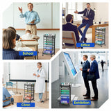 samstar Rolling File Cart,Under Desk Organizer, File Organizer beside Desk, Binder Paper Letter Storage with Wheels