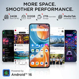 TCL NXTPAPER 70 Pro Unlocked Android Phone, 6.9" 120Hz Display, 8+512GB