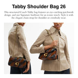 Coach Women's Quilted Tabby Shoulder Bag 26 | Quilted