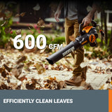 WORX 12 Amp Trivac 3-in-1 Electric Leaf Blower/Mulcher/Yard Vacuum - WG512