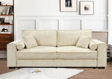 RENDGO Convertible Sleeper Sofa Bed, 91" Pull Out Couch
