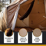 OneTigris TEGIMEN Hammock Hot Tent + KOMPOUND Camping Hammock