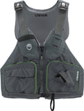 NRS Chinook Fishing Life Jacket for Fishing | Adult USCG Type III PFD | Mesh Back Front Zip Vest with Pockets for Rafting, Kayaking, Paddling