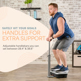 Lifepro TrimLite Vibration Plate Exercise Machine with Handlebars – Whole Body Vibration Platform for Lymphatic Drainage & Weight Loss