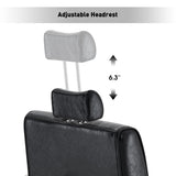 BarberPub Barber Chair for Barbershop,Reclining Salon Chair for Hair Stylist 9180 (Black)