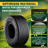 Wiltire 2 Pack 13x5.00-6 Lawn Mower Tubeless Tire,13x5-6 Riding Lawn mower Straight Rib Tread,13x5x6 nhs Tire for riding lawn mowe