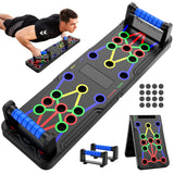 Berleng Push Up Board - 36-in-1 Foldable Pushup Fitness Stand for Portable Strength Training. Rugged, Stable Equipment for Home Gym Workout for Men & Women Berleng