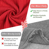 10 Pack Red 17 x 108 Inch Cheesecloth Table Runner - Boho Gauze Sheer Fabric for Wedding Baby Shower Party Home Decor