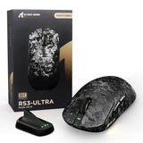 ATTACK SHARK RS3 ULTRA Carbon Fiber Wireless Gaming Mouse - Black