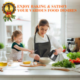 Electric Hand Mixer, 5-Speed Food Mixer Cake Mixer with 304 Stainless Steel Whisk Beaters GUALIU