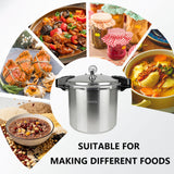 24 Quart Pressure Canner with Gauge & 9-Piece Canning Supplies Starter Kit – Extra Large Aluminum Pressure Cooker for Canning, Induction Compatible, Safe Home Food Preservation