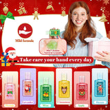 Sacubee 48 Packs Christmas Mini Hand Sanitizer Bulk Travel Size Xmas Gifts