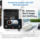 3-Handset Cordless Phone for Home with Answering Machine, Call Blocking, Caller ID Announcer, Audio Assist, Silver/Black AT&T