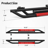 OEDRO Paintable Running Boards Fit for 2007-2018 Jeep Wrangler JK 2 Door