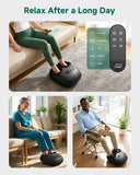 Snailax Shiatsu Foot Massager with Heat, Deep Kneading, Compression, Vibration, Electric Feet Massage Machine for Plantar Fasciitis,Neuropathy,Foot Warmer,Remote Control,Size 13,Mother's Day Gifts