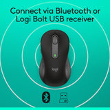 Wireless Mouse - for Small to Medium Sized Hands, 2-Year Battery, Silent Clicks, Customizable Side Buttons