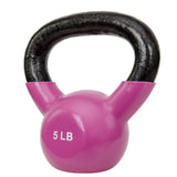 Sunny Health & Fitness Sunny Vinyl Coated Kettlebell (5-Pound) Sunny Health & Fitness