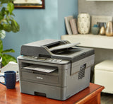 Brother L-2550DW Monochrome All-in-One Laser Printer I Print Copy Scan I Wireless I Auto 2-Sided Printing