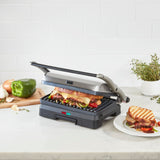 Cuisinart Griddler® Indoor Grill & Panini Press, Dishwasher-Safe Nonstick Cooking Plates, Stainless Steel, GR-11NAS