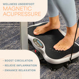 Lifepro TrimLite Vibration Plate Exercise Machine with Handlebars – Whole Body Vibration Platform for Lymphatic Drainage & Weight Loss