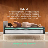Tuft & Needle Mint Hybrid Plush King Size Mattress in a Box, Cooling Adaptive Foam, Individually-Wrapped Coils, 100 Night Trial, Fiberglass Free, CertiPUR-US, 10-Year Limited Warranty