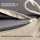 Codi 6 Pack Dining Chair Cushions, Thick Chairs Pads for Indoor Kitchen Room - Washable