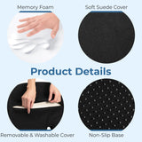 5 STARS UNITED Seat Cushion for Tailbone Pain Relief – Large Memory Foam Cushion for Coccyx, Hip, Sciatica & Post-Surgery Recovery – Wheelchair, Car, Desk