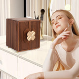KAOTGOT Jewelry Box for Women Girls, Wooden Jewelry Box Organizer Functional With Drawers, 5 Layers Jewelry Storage Organizer for Earring, Ring, Necklace, Bracelets