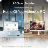 LG 27U730SA-W 27-Inch Smart 4K UHD (3840 x 2160) IPS Computer Monitor, HDR10