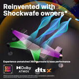 Nakamichi Shockwafe Ultra 9.2.4 Channel Soundbar System with Dolby Atmos/DTS:X, Dual 10" Subwoofers, 4 Rear Surround Speakers, 1300 Watts Max Output Power