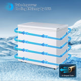 7.0 Cu.ft Chest Freezer, Top Open Door Deep Freezer with 7 Adjustable Thermostat (-18°F to 50°F), Compact Freezer with Removable Basket for Home/Garage/Office, Black