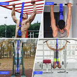 Ayombo Pull Up Assistance Bands,Heavy Duty Resistance Assistance Band for Pull-up Training,Adjustable Assisted Bands with Comfortable Foot Strap,Home Gym Workouts Body Stretching and Strength Training