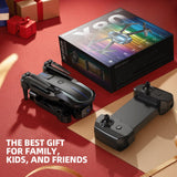Drone with Camera for Adults Beginners Kids, Fun 1080P Foldable Mini Drone for Exciting Indoor Outdoor Play, RC Quadcopter with 2 Batteries, One Key Start, Easy to Fly, Altitude Hold, 3D Flips