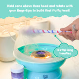 Cotton Candy Express BB1000-S Cotton Candy Machine, with 5-11oz. Jars of Cherry, Grape, Blue Raspberry, Orange, Pink Vanilla Floss Sugar & 50 Paper Cones Easy to Use and Clean