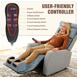 Wilytyres Full Body Massage Mat with Heat, Detachable Neck Massager & Foot Massager, Full Body Vibration Massage Mats with Lumbar Pillow, 9 Vibration 3 Timer Settings, Gift for Men Women