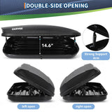 Garvee Rooftop Cargo Box Carrier, Dual-Side Opening Luggage Storage