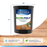 Seal-Once Nano+Poly Wood Sealer and Waterproofer, Clear, 5 Gallon