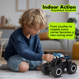 Threeking 1:16 Waterproof Monster Truck Toys RC Cars Amphibious Remote Control Car Trucks 4WD All Terrain Off-Road Pickup Toy for 6 7 8 9 10 11 12 Year Old Boys Girls Kids Gifts Presents