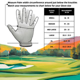 H-Cube All Weather Microfiber Golf Gloves Men Left Handed Golfer Small Pack of 5