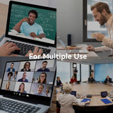 All-in-One Conference System 3X Optical Zoom PTZ Camera with Bluetooth Speakerphone Upgraded System Audio and Video Output Tenveo