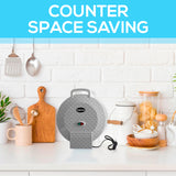 Pizza Maker 12-inch Pizzas Machine, Newly improved Cool-touch Handle Non-Stick plates Pizza oven & Calzone Maker Courant