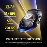 Corsair NIGHTSWORD v2 Wireless SD Gaming Mouse – Black