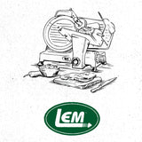 LEM Products 7 ½ Inch Electric Meat Slicer Machine with a Stainless Steel Serrated Blade